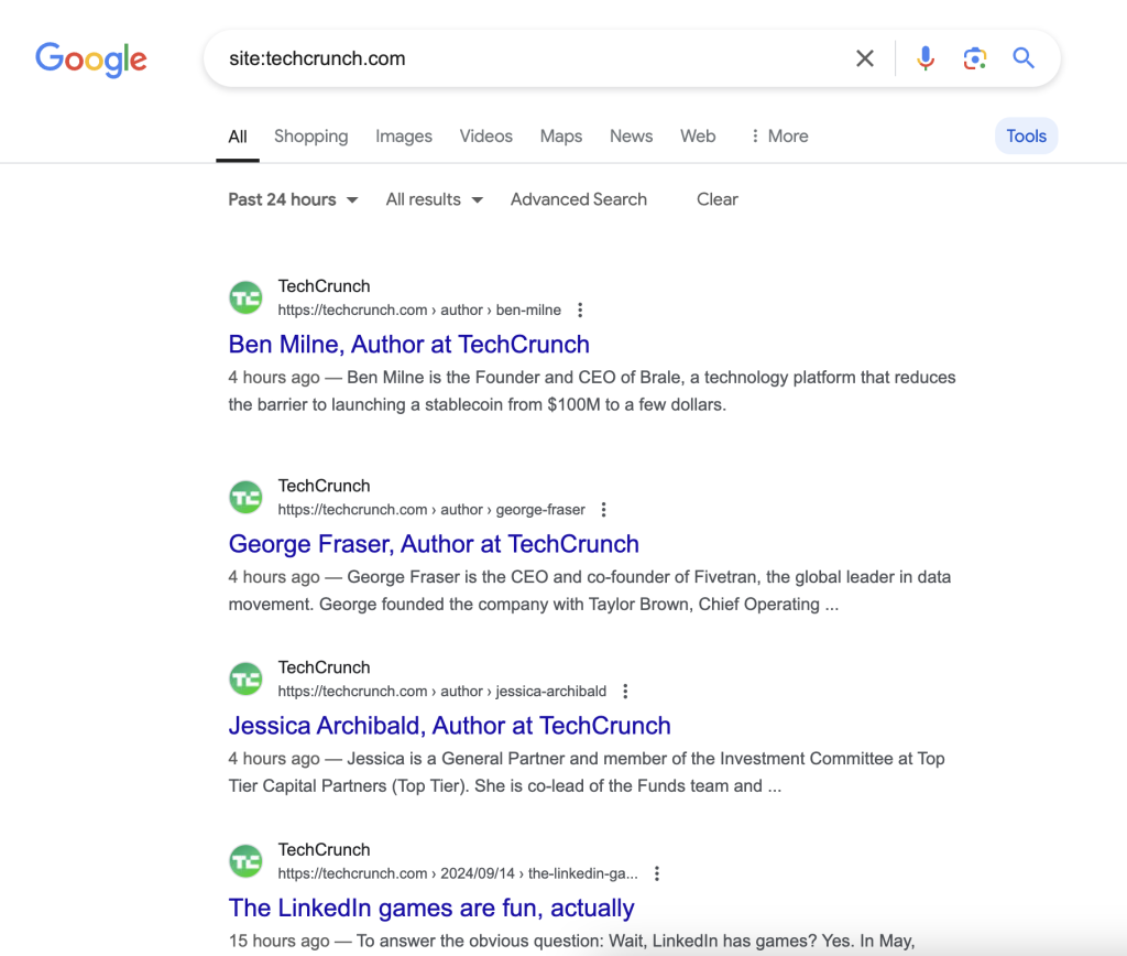 How to Check a Website's Latest Content in Google Search